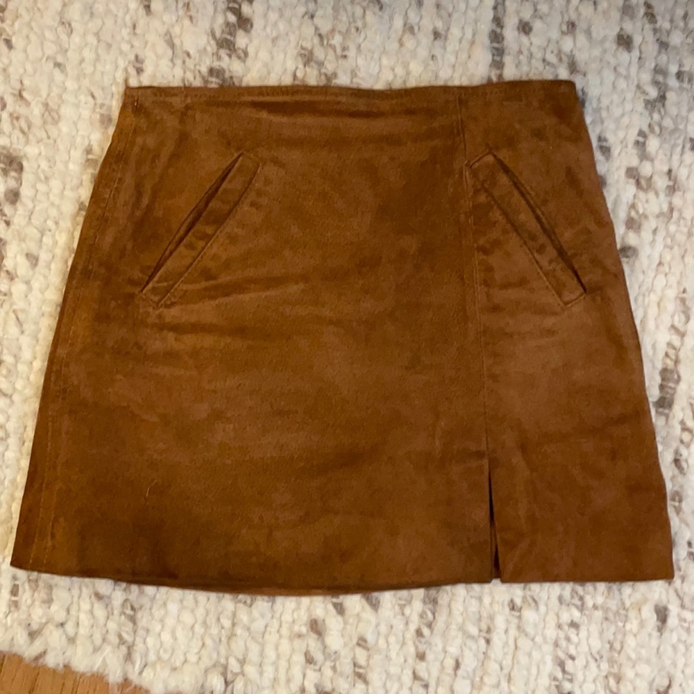 Blank NYC suede skirt